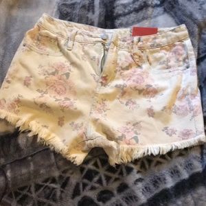 Floral print shorts